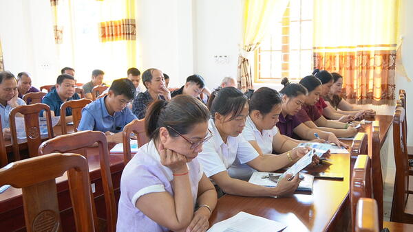 THIỆN THUẬT TỔ CHỨC HỘI NGHỊ TUYÊN TRUYỀN, TRIỂN KHAI CHÍNH SÁCH BHXH TỰ NGUYỆN