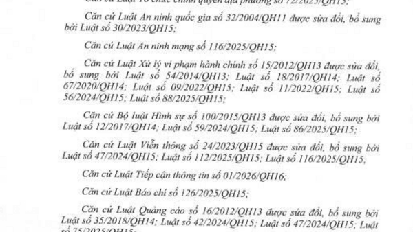 Triển khai thực hiện Nghị định số 328/2026/NĐ-CP của Chính phủ quy định về phòng,chống tin giả, sai sự thật